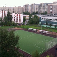 Photo taken at Стадион (Школа №579) by Vladimir on 8/31/2011