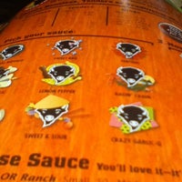 Photo taken at Buffalo Wings &amp;amp; Rings by GiNa H. on 4/6/2012