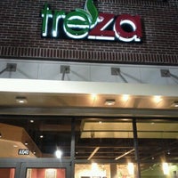 Photo taken at Treza Fine Salad &amp;amp; Wood-Fired Pizza Co by Evan C. on 11/17/2011