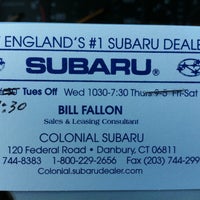 Photo prise au Colonial Subaru par xtinar le8/22/2011
