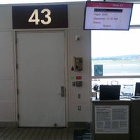 Photo taken at Gate D43 by Craig T. on 6/27/2011