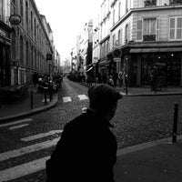 Photo taken at Rue des Trois Frères by Pascal on 1/13/2012