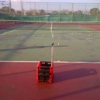 Photo taken at Tennis court@Kmitl by chanok N. on 1/22/2012