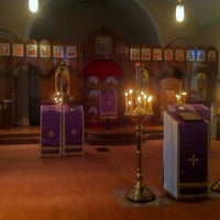 Photo taken at Saints Sergius And Herman Of Valaam Orthodox Monastery by Bjørn on 1/5/2012