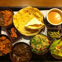 Photo taken at Bawarchi Indian Kitchen by Justine G. on 12/11/2011