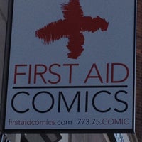 Photo taken at First Aid Comics by Raymond F. on 4/2/2012