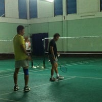Photo taken at Navasri Badminton Court by Akerath A. on 5/24/2012