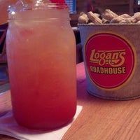 Photo taken at Logan&amp;#39;s Roadhouse by Christy H. on 9/10/2012