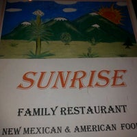Photo taken at Sunrise Family Restaurant by Ruben M. on 7/15/2012