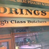 Photo taken at Drings High Class Butchers by David H. on 2/19/2012