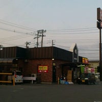 Photo taken at すき家  三沢緑町店 by Jason S. on 5/21/2012