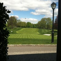Photo taken at Fresh Meadow Country Club by Lauren L. on 4/27/2012