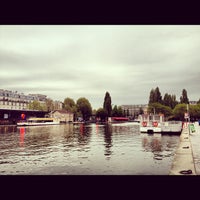 Photo taken at MK2 Café Quai de Seine by Guilherme M. on 4/27/2012