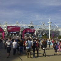 Photo taken at London 2012 Olympic Park by Giampiero F. on 9/6/2012