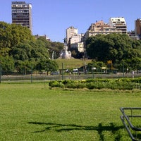 Photo taken at Plaza Rubén Darío (Paseo de las Esculturas) by Mario E. on 4/1/2012