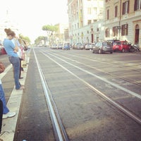 Photo taken at Viale Regina Margherita by Stefania T. on 7/25/2012