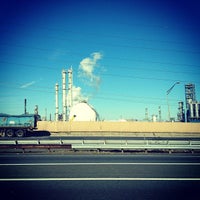 Photo taken at Bayway Refinery Waterfront by Andrew K. on 3/5/2012