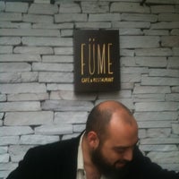 Photo taken at Füme Café &amp;amp; Restaurant by Fatih S. on 5/20/2012