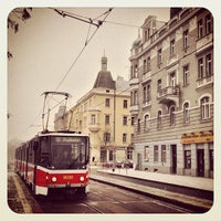 Photo taken at Urxova (tram) by Jan M. on 2/22/2013