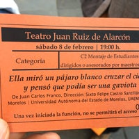 Das Foto wurde bei Teatro Juan Ruiz de Alarcón, Teatro UNAM von Concepción M. am 2/9/2020 aufgenommen