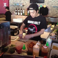 Photo taken at Ninja Spinning Sushi Bar by Andrew on 4/25/2013