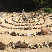 Photo taken at Peace Labyrinth At Runyon by Lydia C. on 3/2/2013