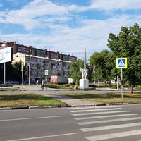 Photo taken at Памятник покорителям космоса by Milena L. on 7/23/2018