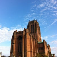 Photo taken at Liverpool Cathedral by YiNing C. on 5/4/2013