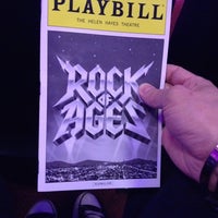 Photo taken at Broadway-Rock Of Ages Show by Victor R. on 5/30/2014