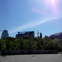 Photo taken at Остановка «Улица Комиссаржевской» by Михаил on 5/14/2014