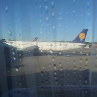 Photo taken at Lufthansa Flight LH 2729 by Saskia T. on 6/5/2013