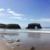 Photo taken at Natural Bridges State Beach by Tiffany X. on 4/24/2016