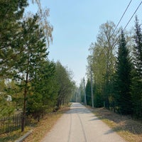 Photo taken at Природный парк «Оленьи ручьи» by Денис С. on 5/10/2021