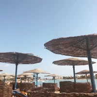 Photo taken at Lagoon at The Three Corners Rihana Resort El Gouna by Amber V. on 2/7/2019