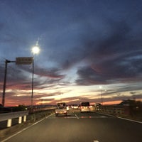 Photo taken at 宮川大橋 by natsupato k. on 8/10/2016