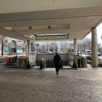 Photo taken at Friendship Heights Metro Bus Bay F by Jim R. on 3/4/2019