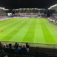 Photo taken at Lerkendal Stadion by Harald B. on 9/26/2018