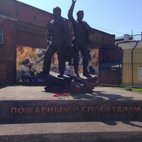 Photo taken at Памятник пожарным и спасателям by Валентина Ч. on 8/14/2014