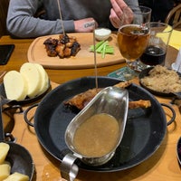 Photo taken at Švejk Restaurant U Karla by Catherine C. on 4/18/2019