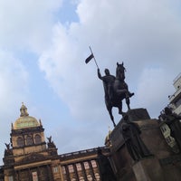 Photo taken at Wenceslas Square by Marian on 4/22/2013