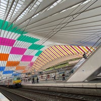 Photo taken at Liège-Guillemins Railway Station (XHN) by Kurt L. on 3/31/2024