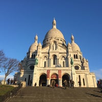 Photo taken at Sacré-Cœur Basilica by Bart S. on 1/28/2017