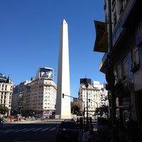 Photo taken at Obelisco - Plaza de la República by Marcelo N. on 4/20/2013