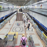 Photo taken at MRT Zhongxiao Dunhua Station by Wayne H. on 8/15/2022