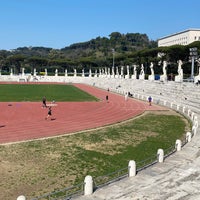 Photo taken at Stadio dei Marmi by Meshal on 3/23/2022