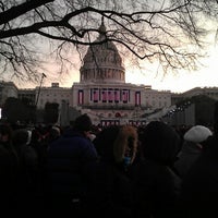 Photo taken at Obama Presidential Inauguration 2013 by Emily on 1/21/2013