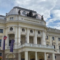 Photo taken at Historical Building of Slovak National Theatre by Asma A. on 7/31/2021