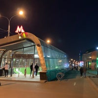 Photo taken at metro Novokosino by Alexey M. on 5/16/2021