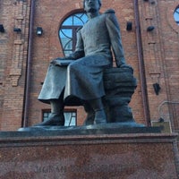 Photo taken at Памятник Чокану Валиханову by Alexey M. on 3/18/2016