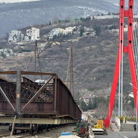 Photo taken at Maghlivi Bridge | მაღლივის ხიდი by Alexey M. on 1/14/2024